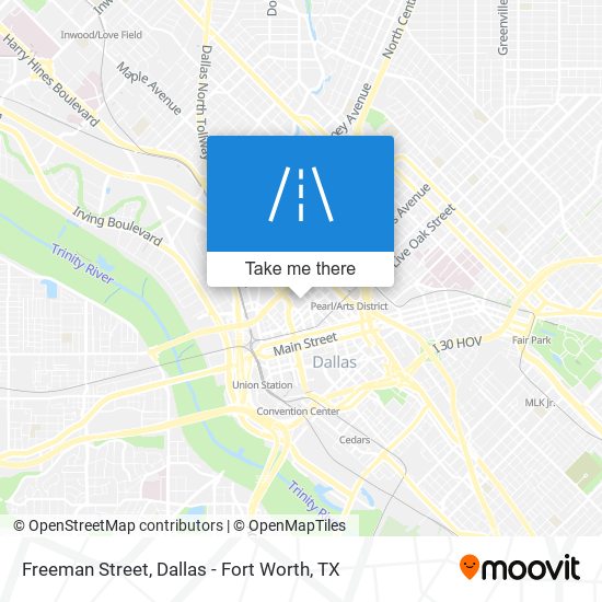 Mapa de Freeman Street
