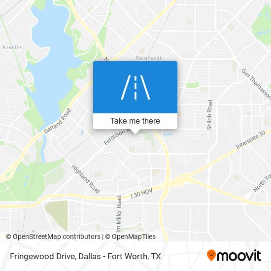 Fringewood Drive map