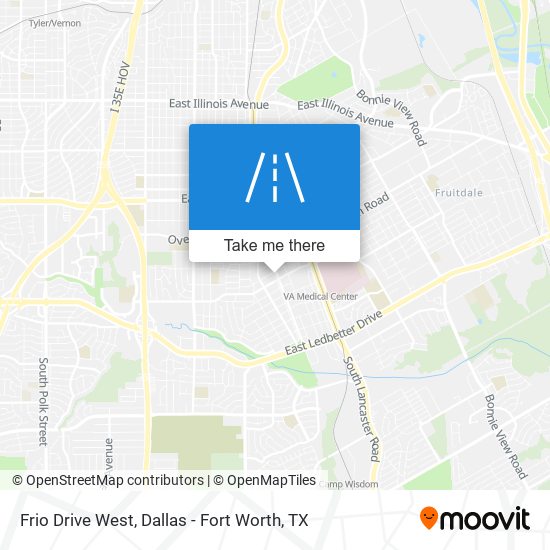 Mapa de Frio Drive West