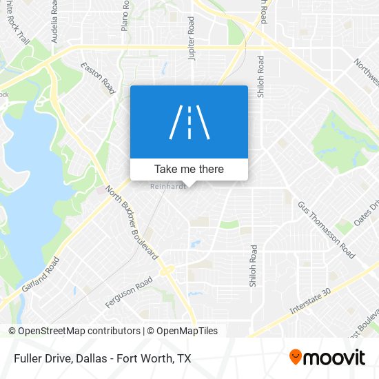 Mapa de Fuller Drive