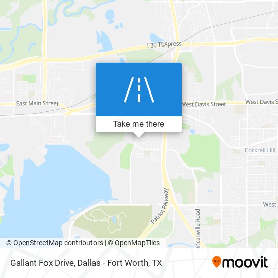 Mapa de Gallant Fox Drive