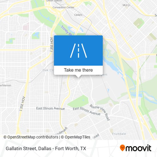 Gallatin Street map