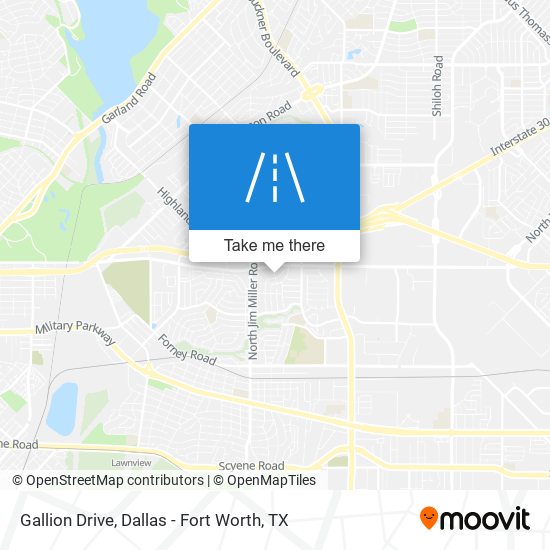 Gallion Drive map