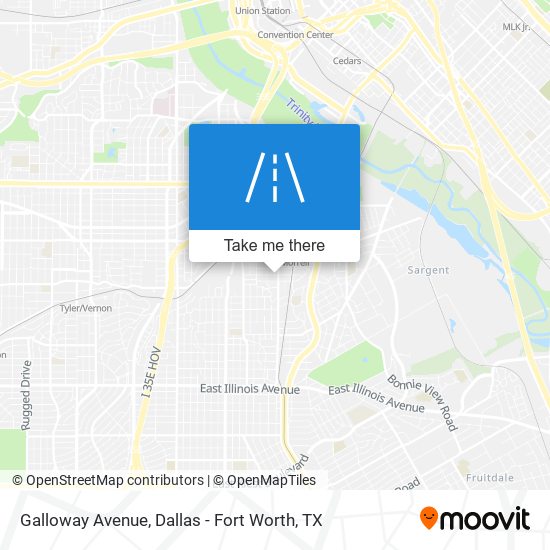 Galloway Avenue map