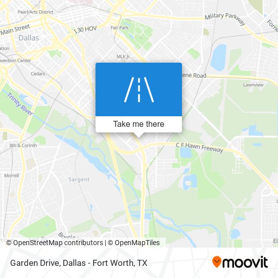 Garden Drive map