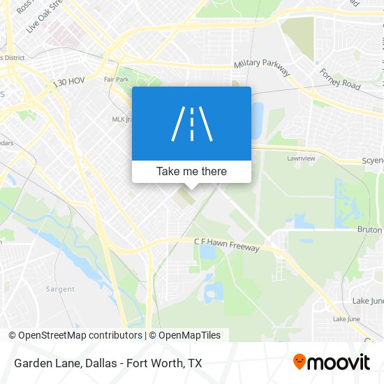 Mapa de Garden Lane