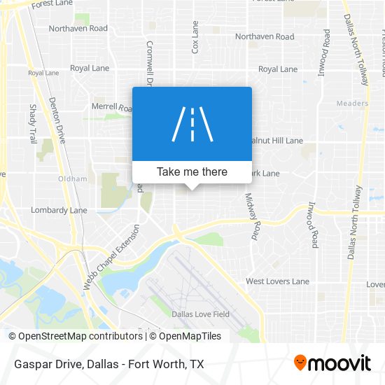 Gaspar Drive map