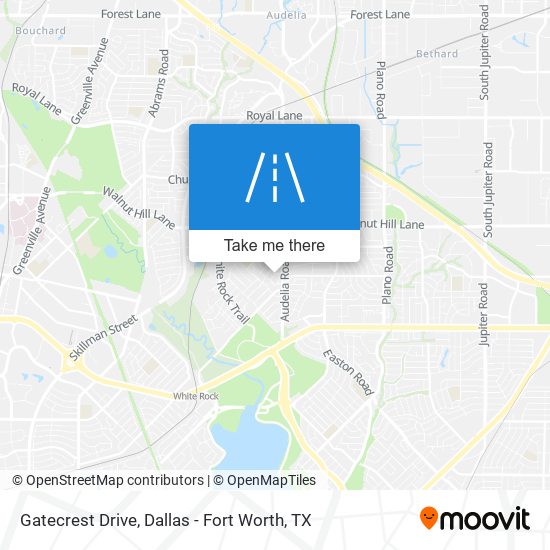 Gatecrest Drive map