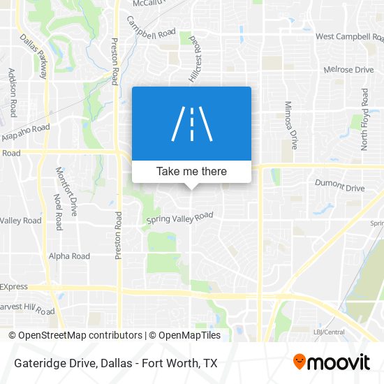 Mapa de Gateridge Drive
