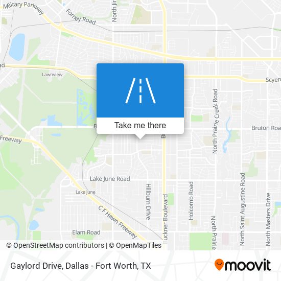 Gaylord Drive map
