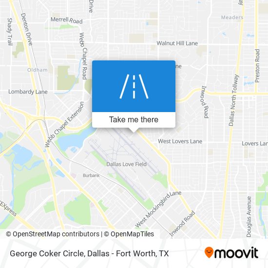 George Coker Circle map