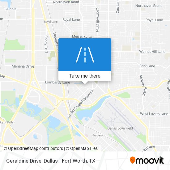 Geraldine Drive map