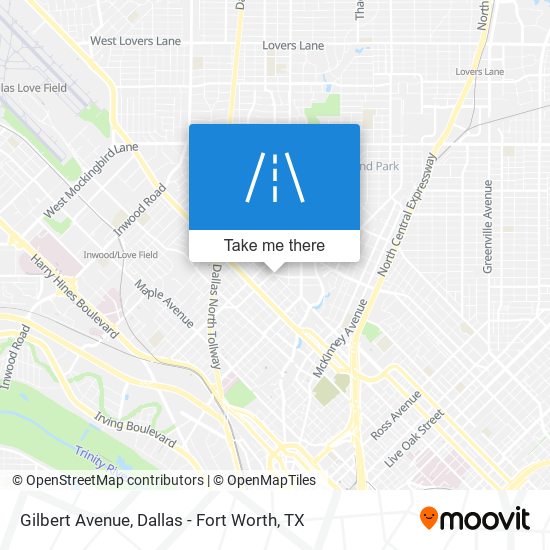 Gilbert Avenue map