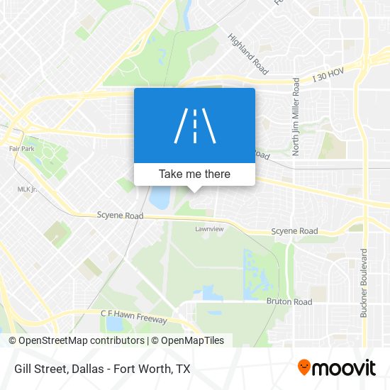 Gill Street map