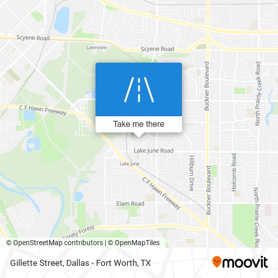 Mapa de Gillette Street