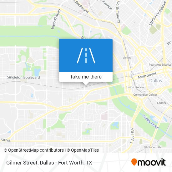 Gilmer Street map