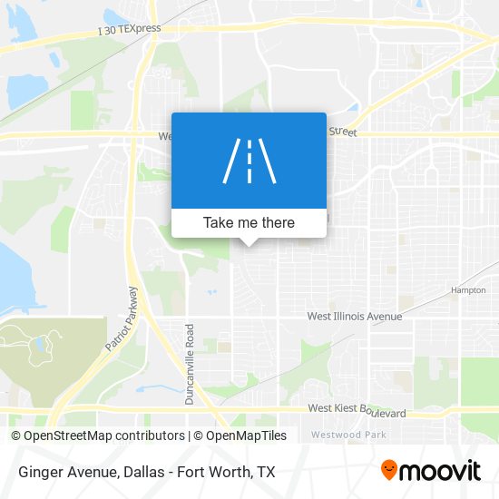 Ginger Avenue map