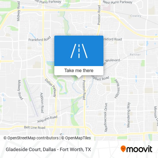 Gladeside Court map