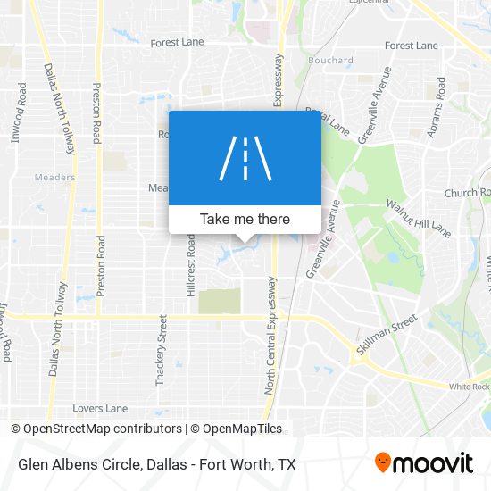 Mapa de Glen Albens Circle