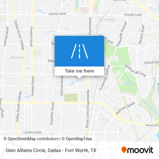 Glen Albens Circle map