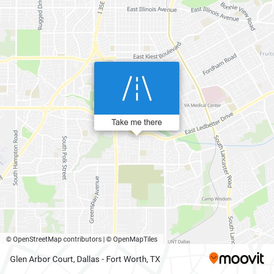 Glen Arbor Court map