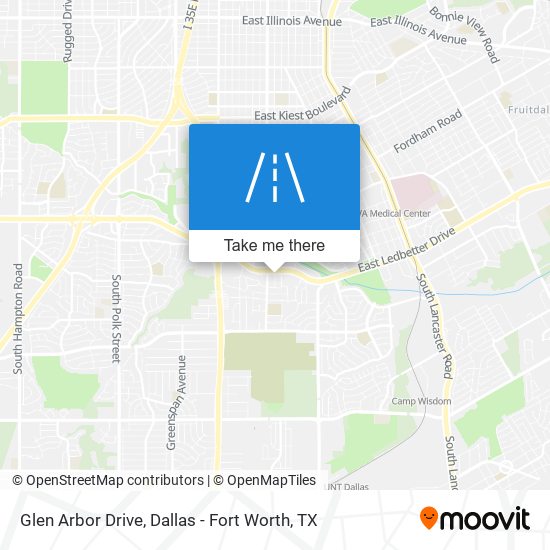 Glen Arbor Drive map