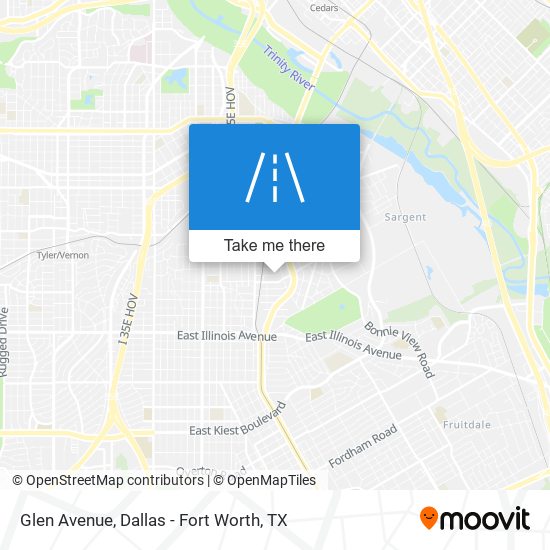 Glen Avenue map
