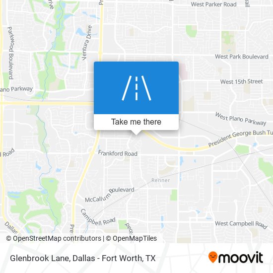 Mapa de Glenbrook Lane