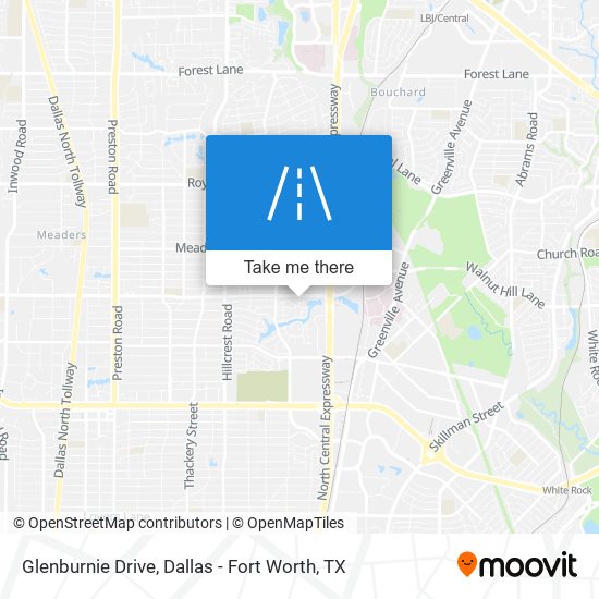 Glenburnie Drive map
