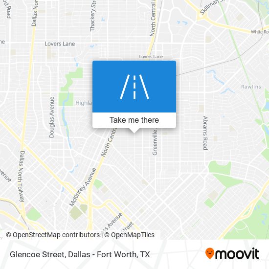 Glencoe Street map