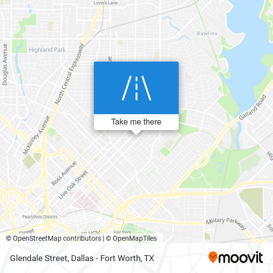Glendale Street map