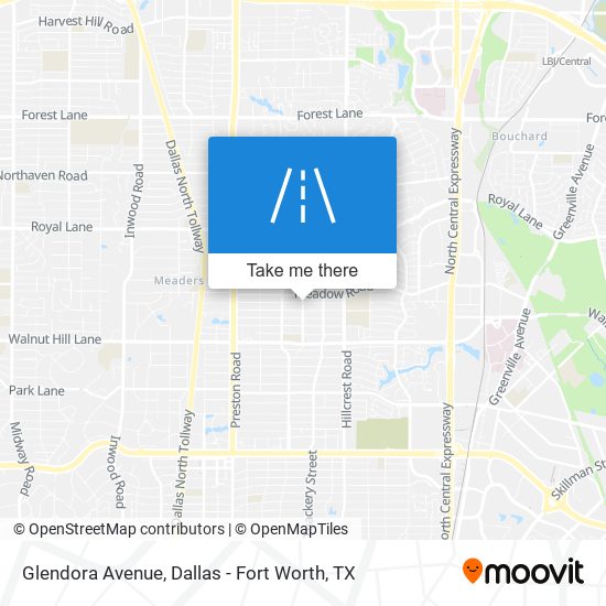 Mapa de Glendora Avenue