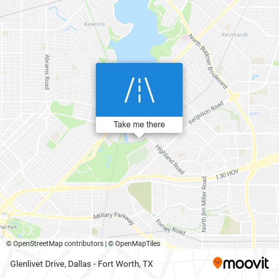 Glenlivet Drive map