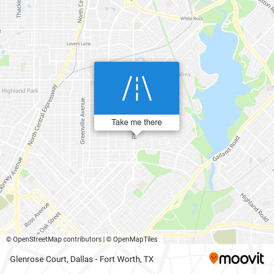Mapa de Glenrose Court