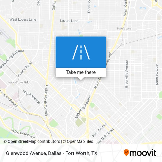 Glenwood Avenue map