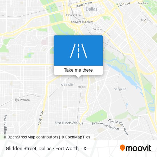 Mapa de Glidden Street