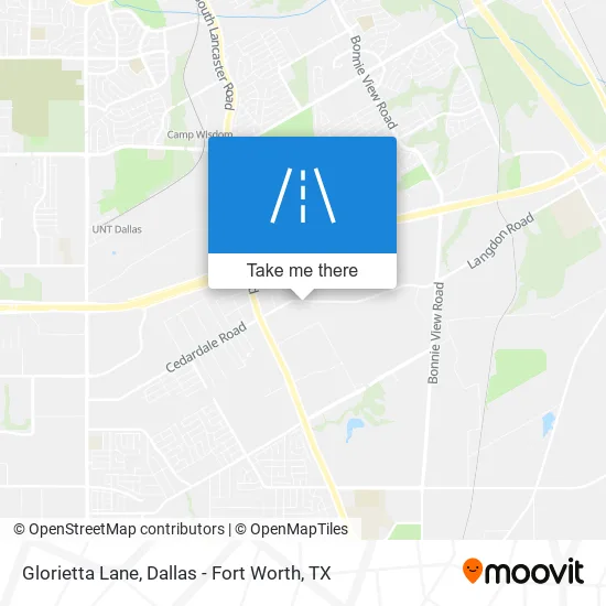 Glorietta Lane map