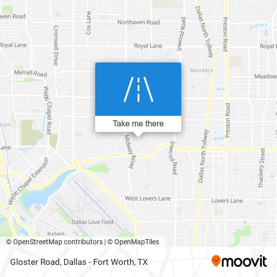 Mapa de Gloster Road