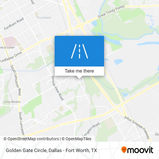 Mapa de Golden Gate Circle