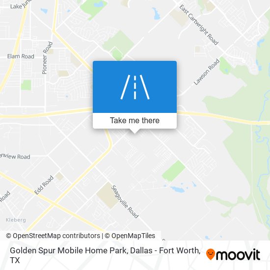 Golden Spur Mobile Home Park map