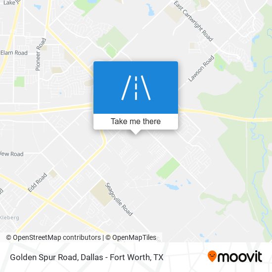 Mapa de Golden Spur Road