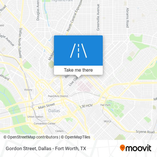 Gordon Street map