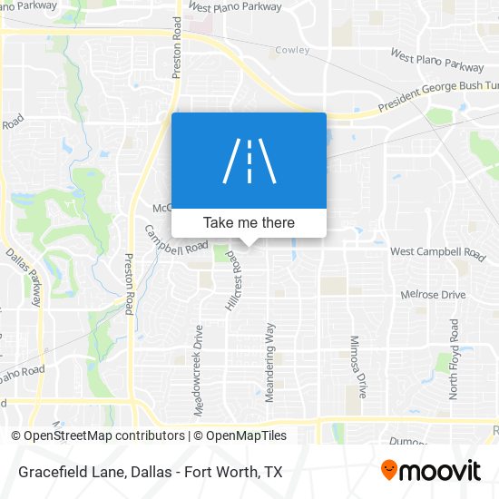 Gracefield Lane map