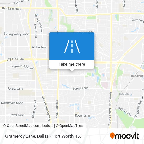 Mapa de Gramercy Lane