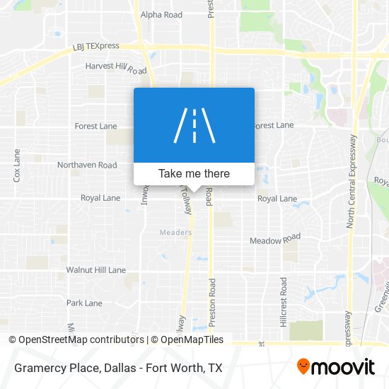 Gramercy Place map