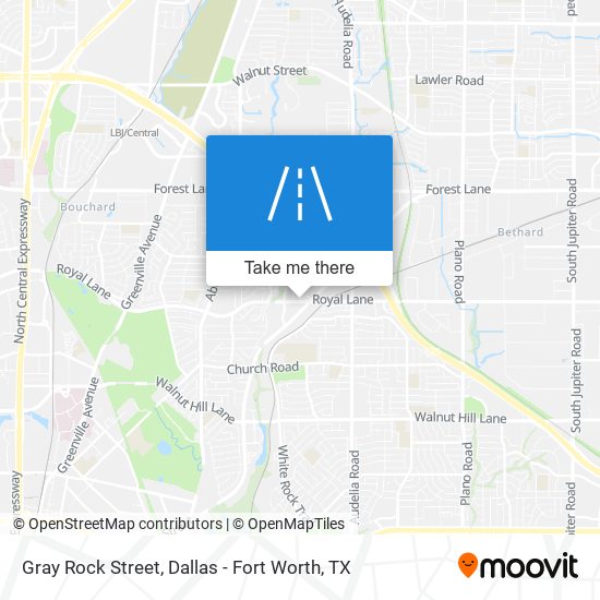 Gray Rock Street map