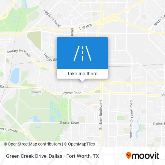 Green Creek Drive map