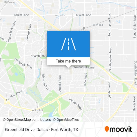 Mapa de Greenfield Drive