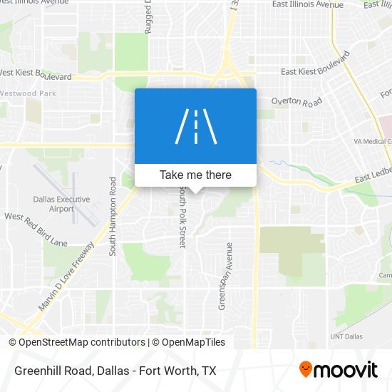 Mapa de Greenhill Road