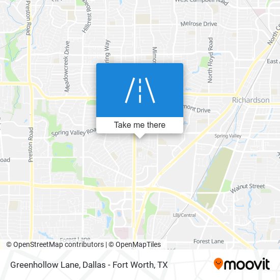 Mapa de Greenhollow Lane